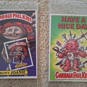 Vintage garbage pail kid cards